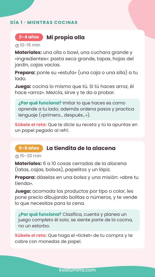Día 1: una actividad para cada edad